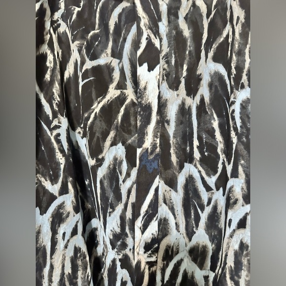 NWT Halston Heritage Silk Blouse Asymmetric Spaghetti Strap Top size L - Picture 2 of 6